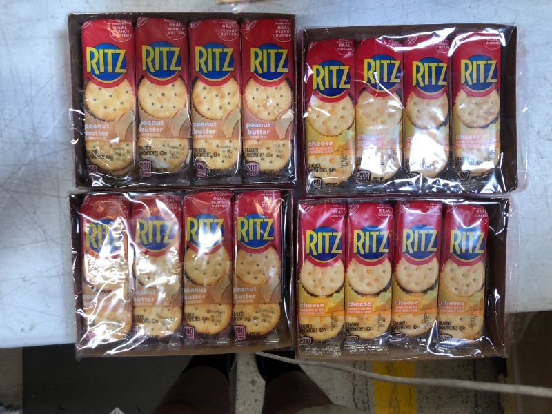 Photo 1 of 4 PK Assorted Ritz cracker peanut butter and cheese EXP 4/8/22