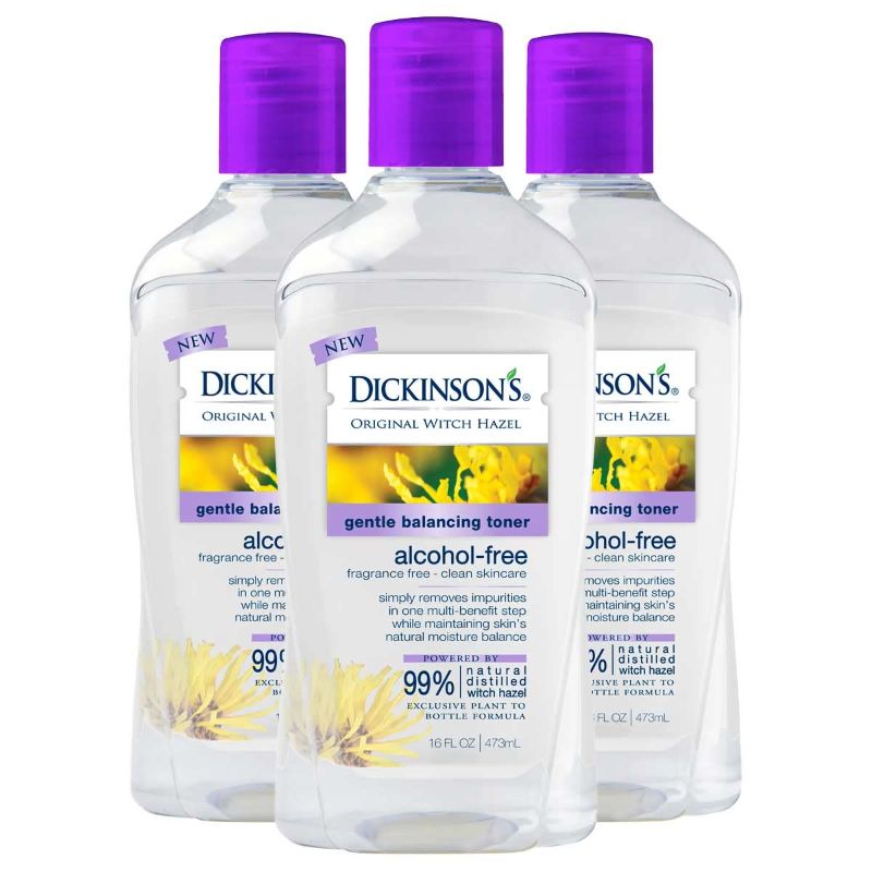 Photo 1 of Dickinson's Original Witch Hazel Gentle Balancing Toner, Alcohol Free, 3 count
