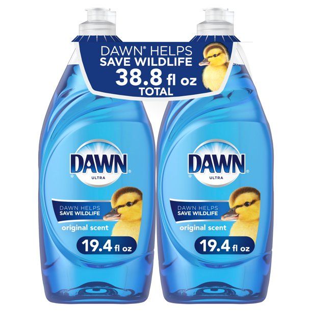 Photo 1 of Dawn Ultra Liquid Dish Soap, Original Scent, 2 Ct, 19.4 fl oz
