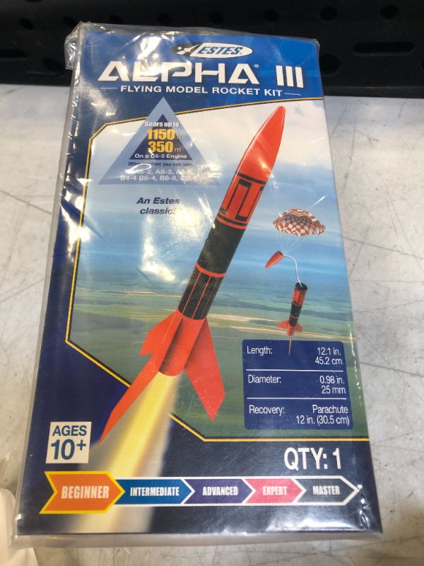 Photo 2 of Estes Alpha III Flying Model Rocket Kit