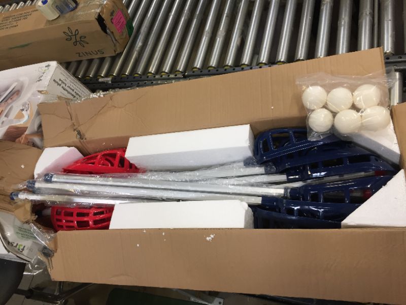 Photo 2 of Champion Sports Soft Lacrosse Set: Training Equipment for Boys, Girls, Kids, Youth and Amateur Athletes - 12 Aluminum Sticks and 6 Vinyl Balls for Indoor Outdoor Use
