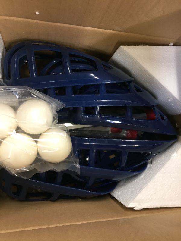 Photo 4 of Champion Sports Soft Lacrosse Set: Training Equipment for Boys, Girls, Kids, Youth and Amateur Athletes - 12 Aluminum Sticks and 6 Vinyl Balls for Indoor Outdoor Use
