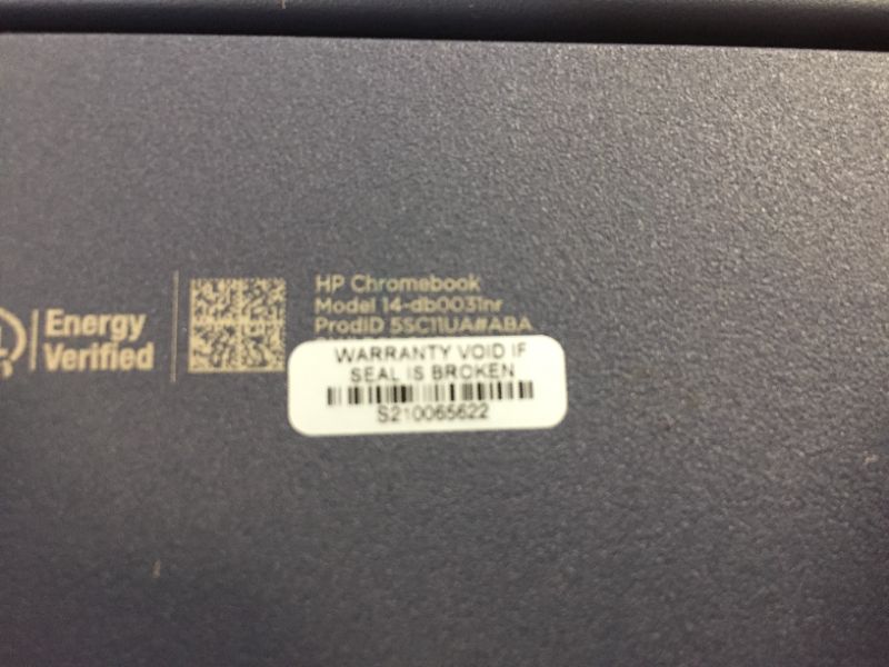 Photo 4 of HP Chromebook 14 AMD A4-9120 32GB eMMC 4GB RAM Wi-Fi HDMI 14-db0031nr Navy
