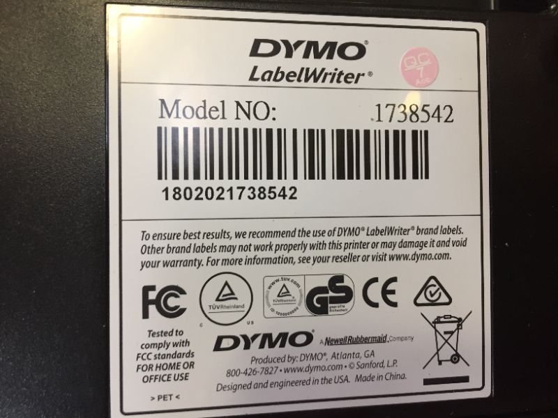 Photo 5 of Dymo Labelwriter 4Xl 4 4/25-Inch Labels 53 Labels/Minute 7 3/10W X 7 4/5D X 5 1/2H Dym1755120
