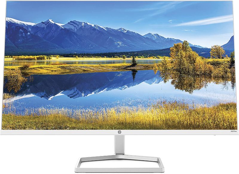 Photo 1 of HP M27fwa 27-in FHD IPS LED Backlit Monitor with Audio White Color
