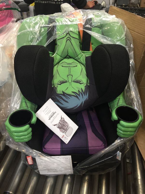Photo 3 of KidsEmbrace Marvel Avengers Incredible Hulk Combination Harness Booster Car Seat