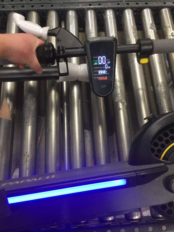 Photo 1 of PAPACO Electric Scooter, 19MPH & 27 Mile Range 350W Brushless Motor 10'' Honeycomb Solid Tires, Foldable and Portable Electric Scooters with Shock Absorption for Adults Commuters

