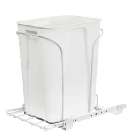 Photo 1 of 72.83 in. H x 3.44 in. W x 19.29 in. D White Steel Cube Storage Bin
