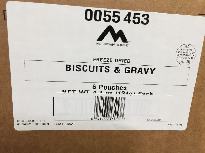 Photo 2 of Mountain House BISCUITS AND grAVY | Freeze Dried Backpacking & Camping Food | Survival & Emergency Food | Gluten-Free