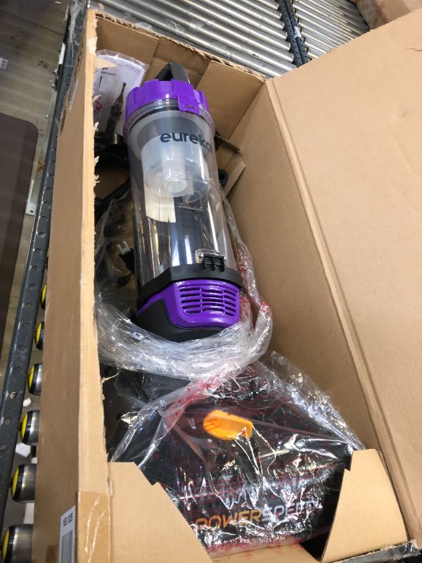 Photo 2 of eureka NEU182B PowerSpeed Bagless Upright Vacuum Cleaner, Lite, Purple

