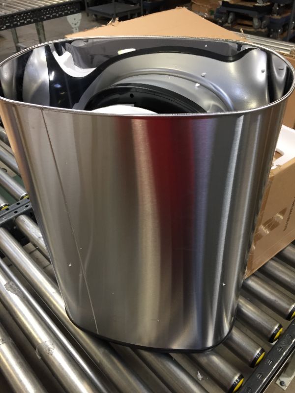 Photo 2 of 13 gallon stainless steel touch trash can 