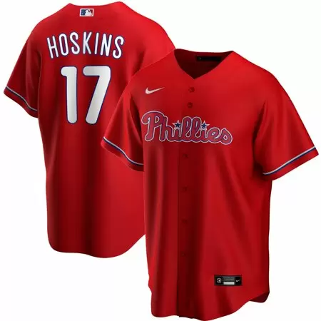 Photo 1 of Men's Nike Rhys Hoskins Red Philadelphia Phillies Alternate 2020 Replica Player
non authentic 