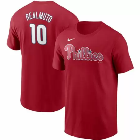 Photo 1 of JT Realmuto Philadelphia Phillies Nike Name & Number T-Shirt - Red
2xl non authentic 