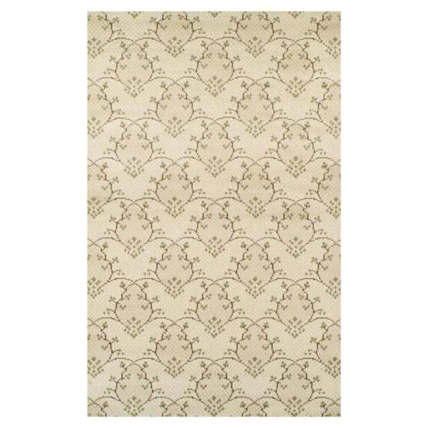 Photo 1 of Aberdeen 4 ft. x 6 ft. Floral Polypropylene Beige Area Rug