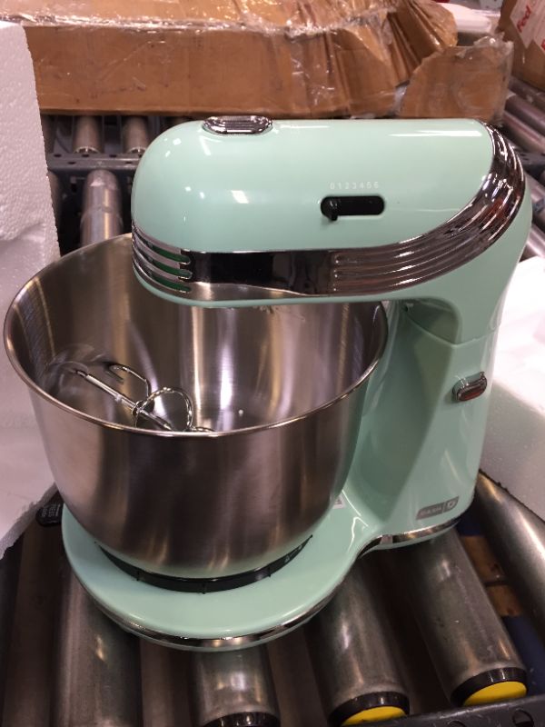 Photo 4 of Dash Everyday 3qt Stand Mixer - Aqua DCSM250PB

