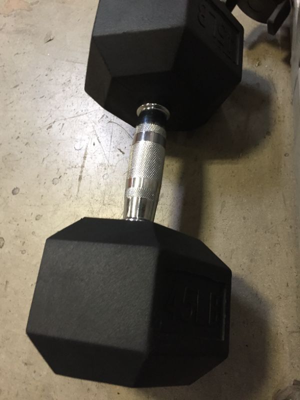 Photo 2 of 45LB DUMBELL 