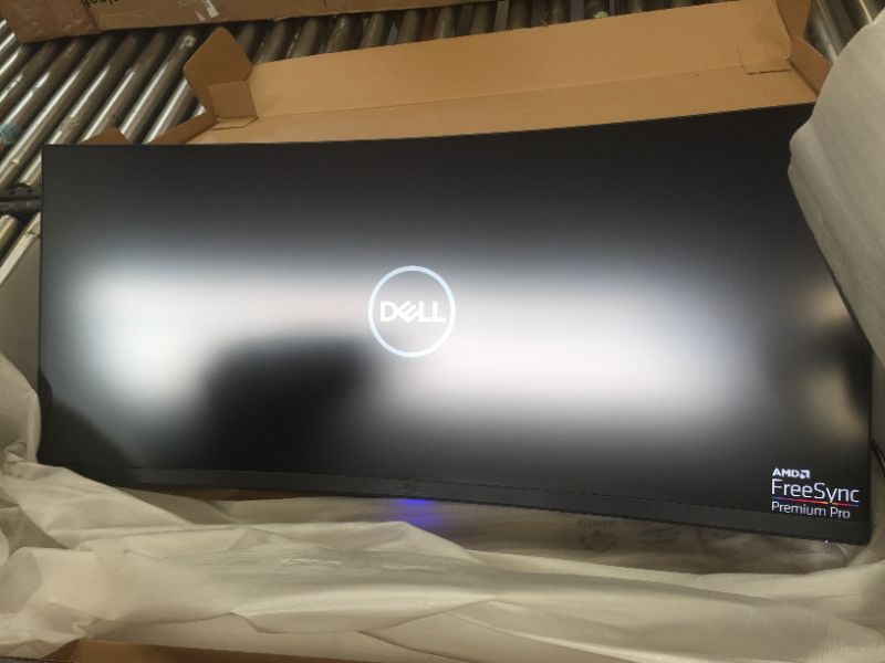 Photo 2 of Dell Curved Gaming Monitor 34 Inch Curved Monitor with 144Hz Refresh Rate, WQHD (3440 x 1440) Display, Black - S3422DWG