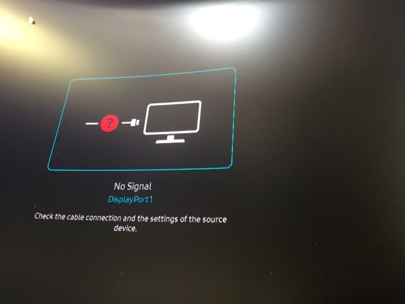 Photo 2 of Samsung -49" Odyssey G9 Gaming Monitor - LC49G95TSSNXZA----- POSSIBLE MISSING SMALL HARDWARE(SCREWS)