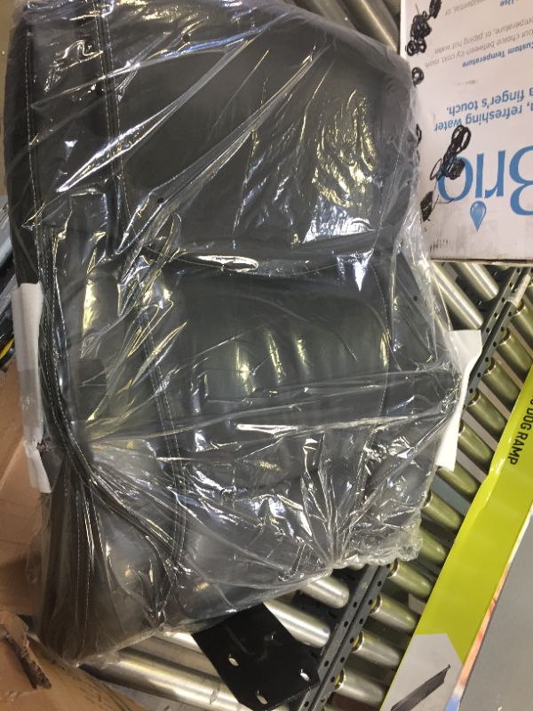 Photo 1 of Delano Big & Tall Executive Office Chair, Bonded Leather Jet Black - La-Z-Boy