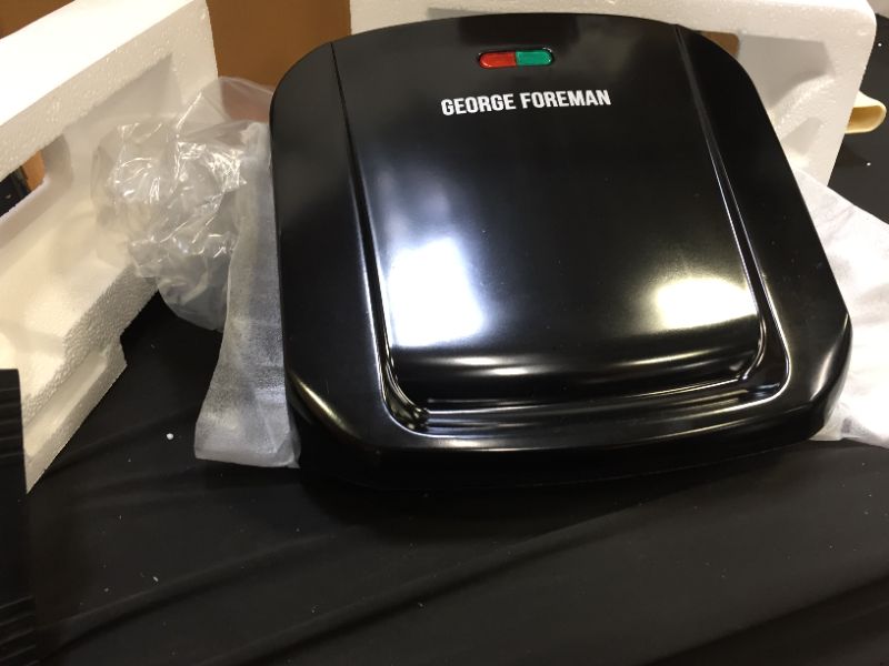 Photo 2 of George Foreman Grill, Removable Plates, 4 Servings, GRP1060B
