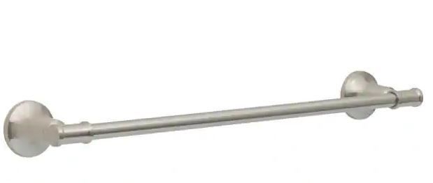 Photo 1 of Chamberlain 18 in. Towel Bar in SpotShield Brushed Nickel