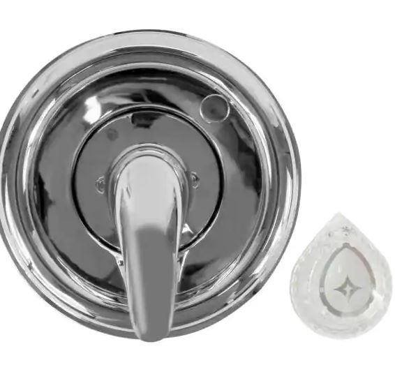 Photo 1 of 1-Handle Valve Trim Kit in Chrome for MOEN Tub/Shower Faucets (Valve Not Included)