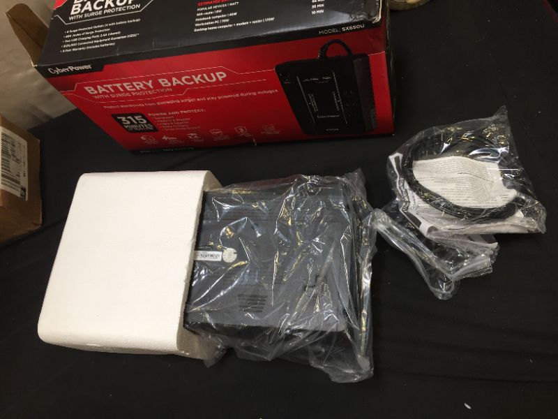 Photo 1 of 650VA 8-Outlet UPS Battery Backup with USB
