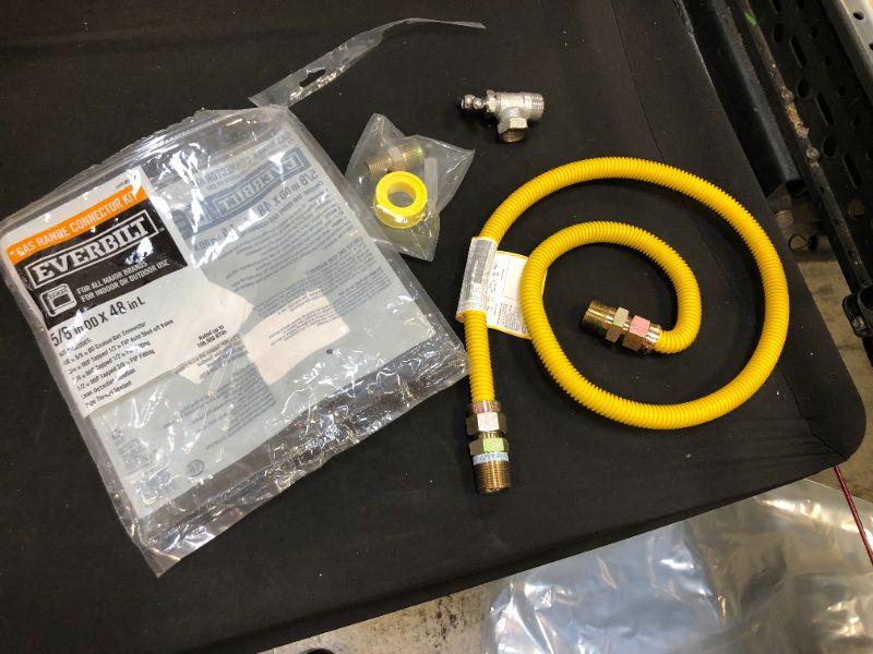 Photo 1 of 4 ft. Gas Range Connector Kit