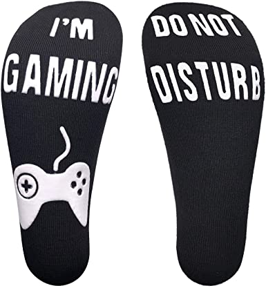 Photo 1 of Gamer Socks Gamer Gifts Sock Novelty Funny Socks Birthday Present Christmas Gifts Christmas Unisex 3 pack OSFM