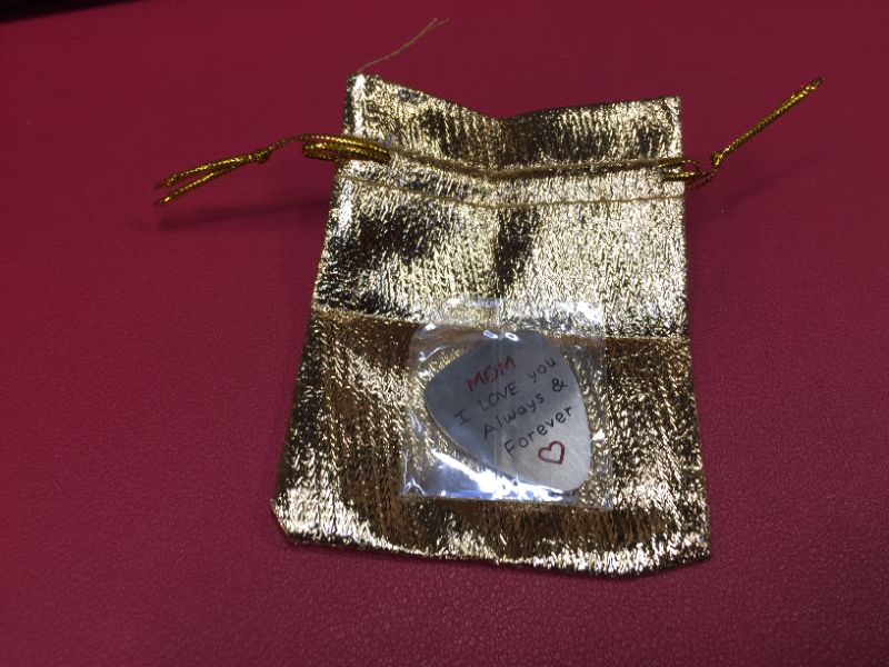 Photo 1 of 2 Pack NationInFashion Perfect Mother's Day Guitar Pick- gift from daughter or son. Mom I love you always and forever coin.
