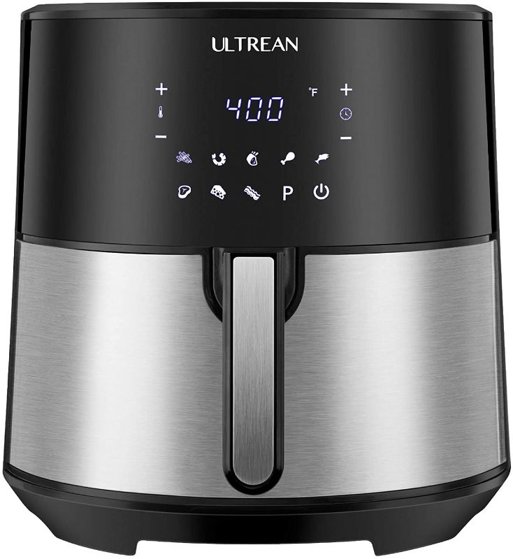 Photo 1 of Ultrean 8 Quart Air Fryer, Electric Hot Air Fryers XL Oven Oilless Cooker with 8 Presets, LCD Digital Touch Screen and Nonstick Frying Pot, ETL Certified, Cook Book, 1-Year Warranty, 1700W
