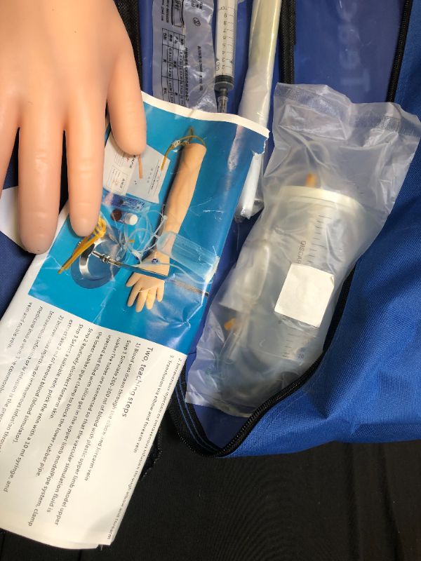 Photo 3 of Arm IV Practice Model - Phlebotomy and Venipuncture Training Arm for Nurse Apprentice Doctor Intravenous Injection, Infusion?Blood Drawing Procedures Exercise Improvement