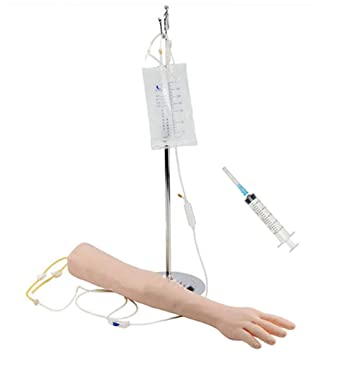 Photo 1 of Arm IV Practice Model - Phlebotomy and Venipuncture Training Arm for Nurse Apprentice Doctor Intravenous Injection, Infusion?Blood Drawing Procedures Exercise Improvement