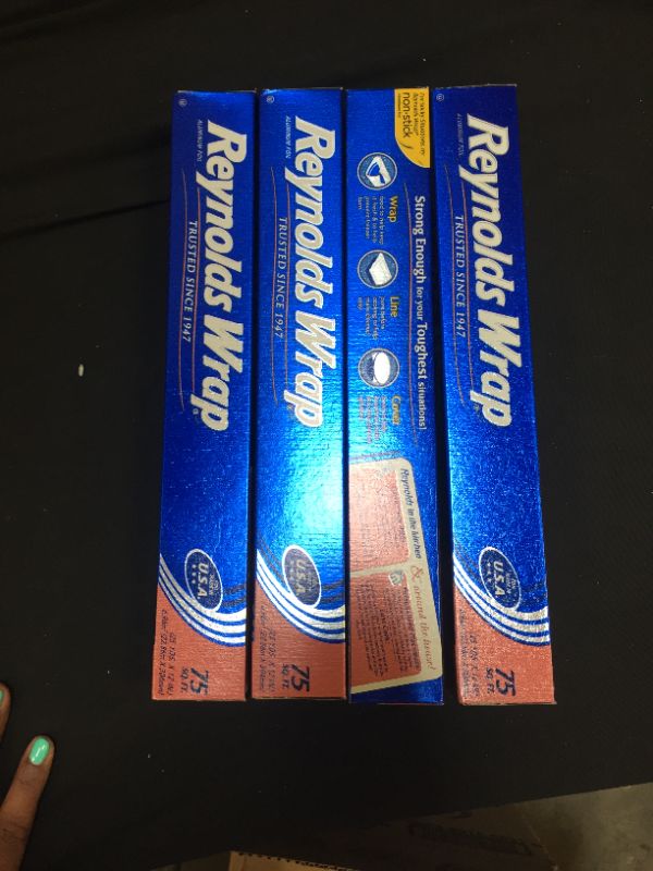 Photo 2 of Reynolds Wrap Aluminum Foil, 75 Square Feet(4)