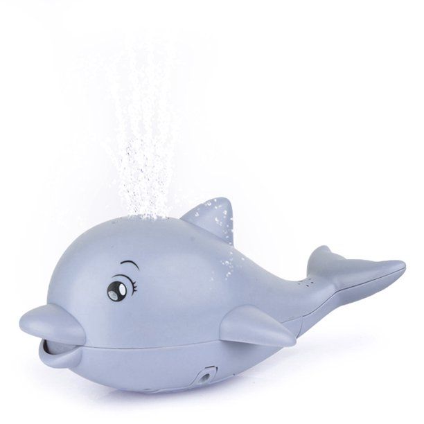 Photo 1 of Bangcool Baby Bath Toy Waterproof Dolphin Bathtub Toy Spray Water Toy Light up Shower Toy