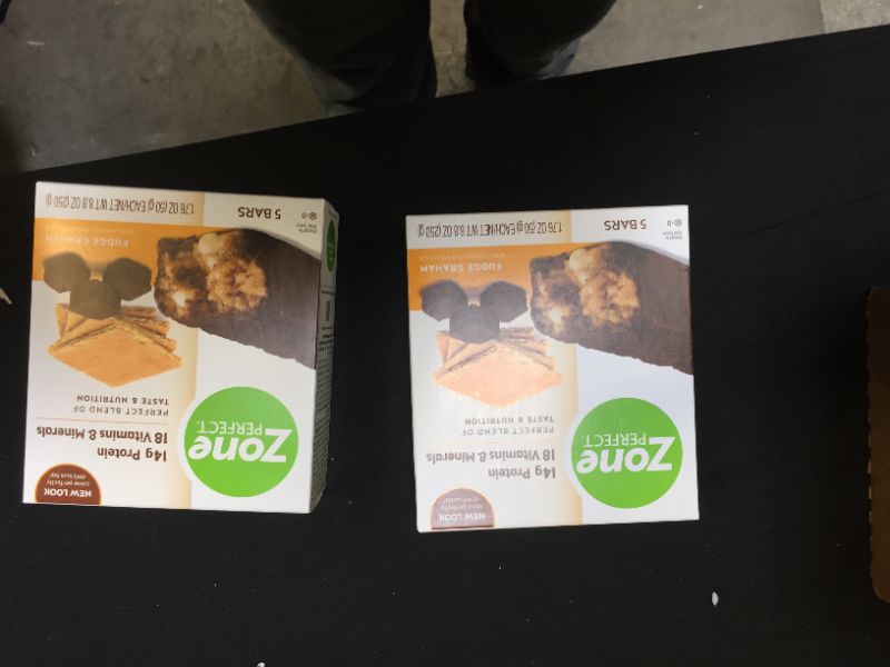 Photo 2 of Zone Perfect Fudge Graham, 5 bars- 8.8 oz, 2 pack EXP 1/22