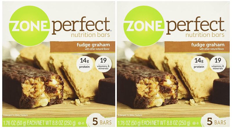 Photo 1 of Zone Perfect Fudge Graham, 5 bars- 8.8 oz, 2 pack EXP 1/22