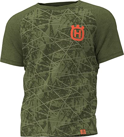 Photo 1 of Husqvarna Short Sleeve t-Shirt, X-small, Green 