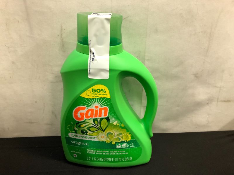 Photo 2 of GAIN LIQUID DETERGENT 75 OZ ORIGINAL
