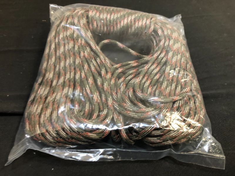 Photo 2 of 100ft 550 Paracord Parachute Cord Lanyard Mil Spec Type III 7 Strand Core
