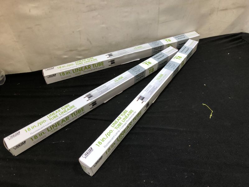 Photo 2 of 3 Pack Feit Electric F15T8/CW 15W Cool White 18" Fluorescent T8 Tube G13 Bi-Pin Base
