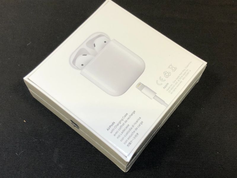 Photo 4 of Apple - AirPods with Charging Case (2nd generation) - White***Brand New Factory Sealed***
