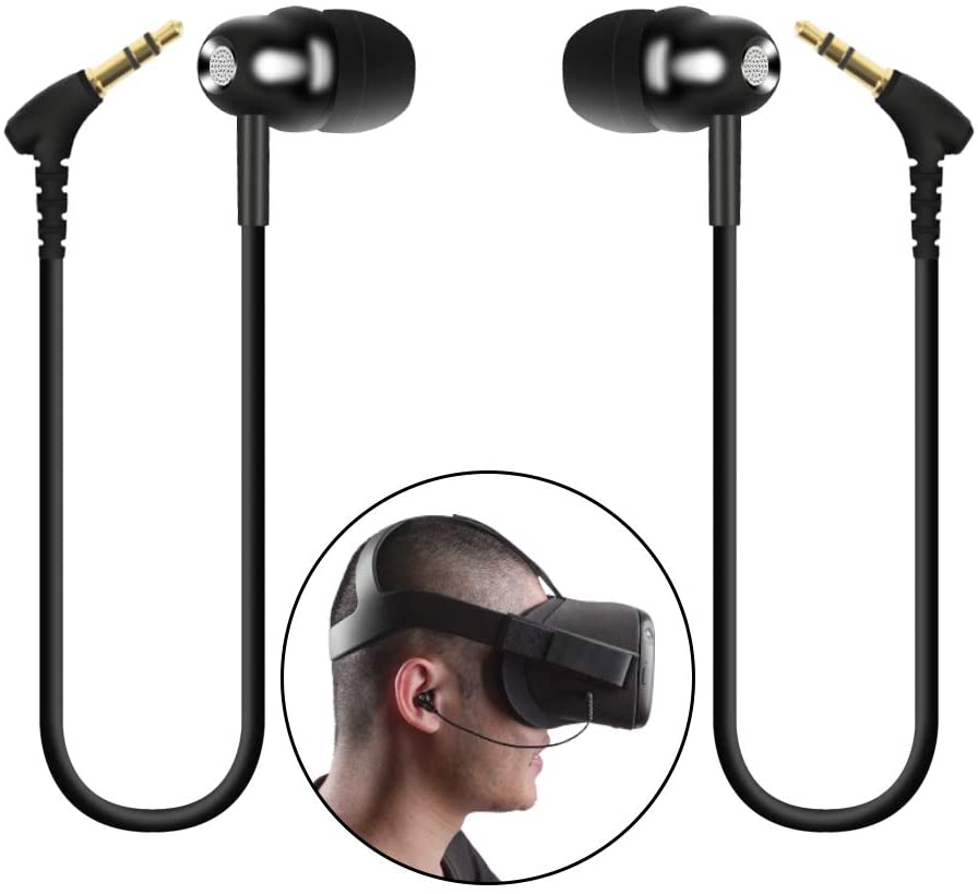 Photo 1 of Veer Stereo Earbuds Earphones,Earbuds Earphones Custom Made for Oculus Quest VR Headset (1 Pair)
