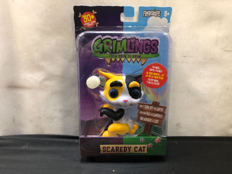 Photo 2 of Grimlings - Cat - Interactive Animal Toy - By Fingerlings

