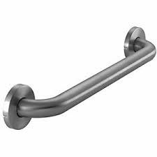 Photo 1 of 18 in. x 1-1/2 in. Concealed Screw ADA Compliant Grab Bar in White
