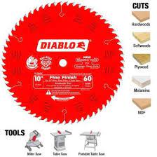 Photo 1 of 10 in. x 60-Tooth Fine Finish Circular Saw Blade
