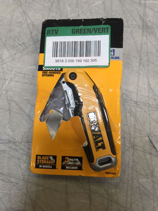 Photo 2 of DEWALT FIXED BLADE FOLDING UTILITY KNIFE DWHT10429-0
