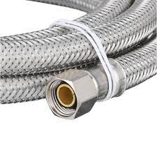 Photo 1 of 3/8 in. COMP x 3/8 in. COMP x 60 in. Universal Stainless Steel Dishwasher Connector--hose only 
