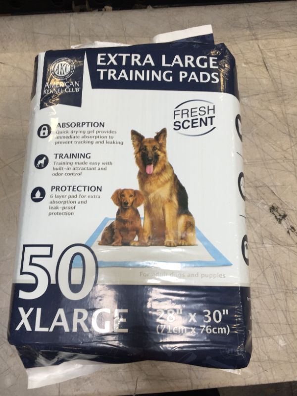 Photo 1 of American Kennel Club 50 Count X-Large Training Pads