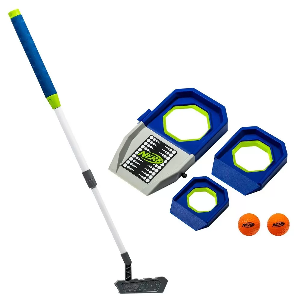 Photo 1 of NERF Trick Shot Golf Set - Complete Indoor & Outdoor Putting Trick Shot Kids Gol
